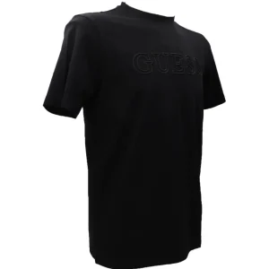 Guess Uomo T-Shirt-ALPHY T-SHIRT Nero