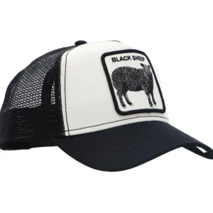 Goorin Bros Donna Cappellini | Cappellini-ANIMAL FARM Bianco Nero Black Sheep