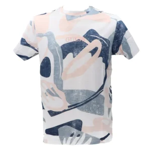 Guess Uomo T-Shirt-AOP MULTICOLOR TEE Multicolore