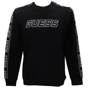 Guess Uomo Felpe-ARLO CN SWEATSHIRT Nero