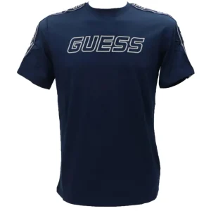 Guess Uomo T-Shirt-ARLO T-SHIRT Blu