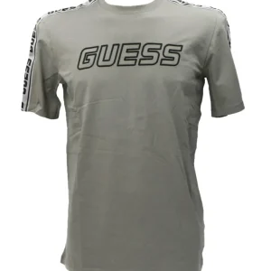 Guess Uomo T-Shirt-ARLO T-SHIRT Verde scuro