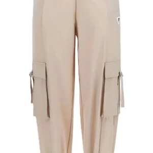 Guess Donna Pantaloni-AURELIE CARGO PANTS Beige