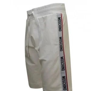 Moschino Abbigliamento Bermuda-4409 BANDA LATERALE Bianco