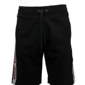 Moschino Abbigliamento Bermuda-4409 BANDA LATERALE Nero