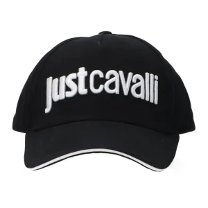 Just Cavalli Donna Cappellini | Cappellini-BASEBALL CAP LOGO EMBRODERY Nero Bianco