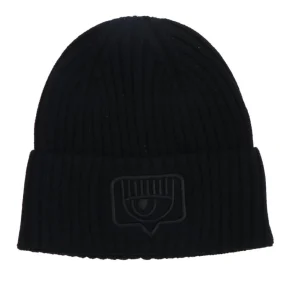 Chiara Ferragni Donna Cappellini-Beanie maxi eyelike Nero