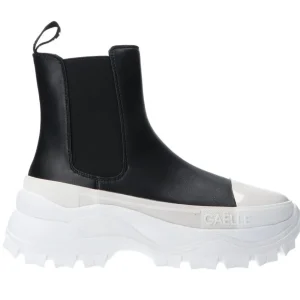 Gaelle Paris Donna Stivaletti E Stivali-Beatles Double Chunky Nere