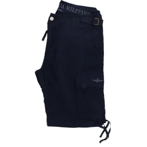 Aereonautica Militare Abbigliamento Bermuda-241BE003CT3300 BERMUDA TASCONATO Blu