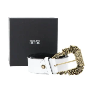 Versace Donna Cinture-BELT VITELLO MAXI Bianco