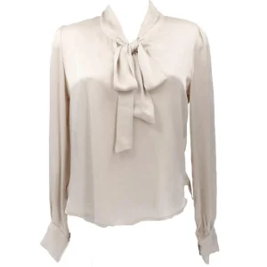 Have One Donna Blusa-BLUSA FIOCCO COLLO Beige