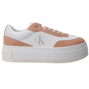 Calvin Klein Donna Sneakers-BOLD FLATF LOW LACE TUMB Beige