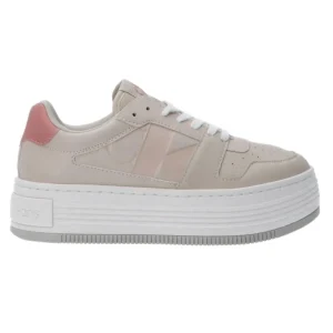 Calvin Klein Donna Sneakers-BOLD FLATF LOW LACEUP MIX Beige