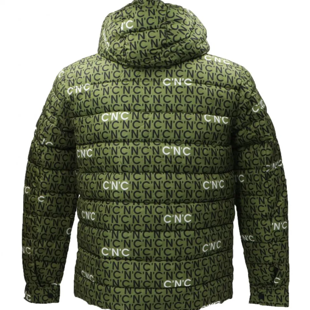 capospalla_piumino_cnc_ve_2.webp Cnc Costume National Abbigliamento Giubbotti-CAPOSPALLA PIUMINO CNC Verde Logato