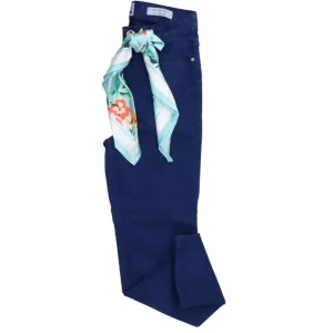 Guess Donna Pantaloni-1981 CAPRI Blu