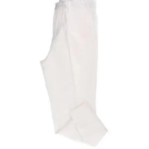 Guess Abbigliamento Pantaloni-CLEMENT TWILL CHINO Bianco