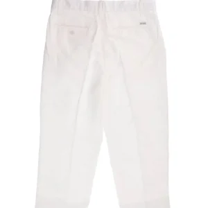 Guess Abbigliamento Pantaloni-CLEMENT TWILL CHINO Bianco