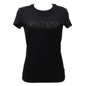 Guess Donna T-Shirt-CN SANGALLO TEE Nero