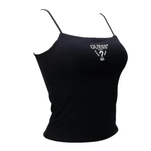 Guess Donna Top-COLETTE TANK TOP Nero
