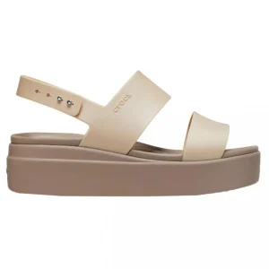 Crocs Donna Sandali-CROCS BROOKLYN SANDALS Beige