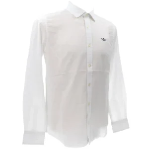 Aereonautica Militare Abbigliamento Camicia-1242CT3292 CAMICIA M.L. Bianco
