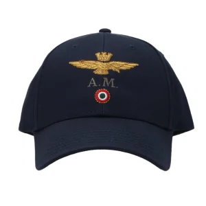 Aeronautica Militare Uomo Cappellini-1100CT2848 CAPPELLINO Blu