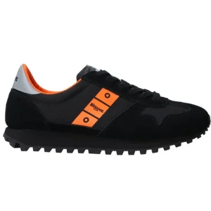 Blauer USA Uomo Sneakers-Dawson 02 Nero arancione