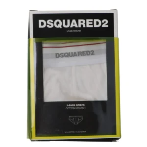 Dsquared2 Abbigliamento Intimo-DCX610040 BRIEF TRI-PACK Bianco