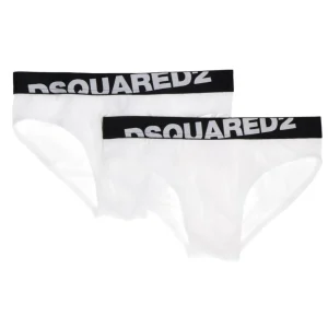 Dsquared2 Abbigliamento Intimo-DCX67003 BRIEF TWIN PACK Bianco