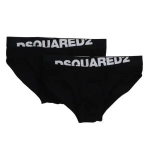 Dsquared2 Abbigliamento Intimo-DCX67003 BRIEF TWIN PACK Nero