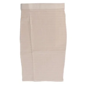 Guess Donna Gonna-DENISA STRIPED SKIRT Beige