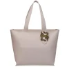 Just Cavalli Donna Borse A Spalla-DRUMED CALF SNAKES Beige