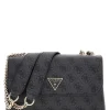 Guess Donna Borse A Spalla-ECO ERICA CNVRTBLE XBODY FLAP Nero