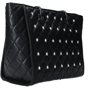 Gaelle Paris Donna Shopper-Ecopelle con borchie gbda3184ab Nere