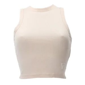 Guess Donna Top-EDIE TANK TOP Beige
