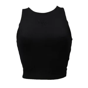 Guess Donna Top-EMI TANK LOGO TOP Nero