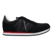 Armani Uomo Sneakers-Exchange X017 eco suede, mesh e nylon Nero