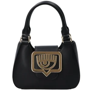 Chiara Ferragni Donna Borse A Mano-EYELIKE BUCKLE RANGE B Nero