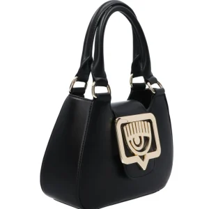 Chiara Ferragni Donna Borse A Mano-EYELIKE BUCKLE RANGE B Nero