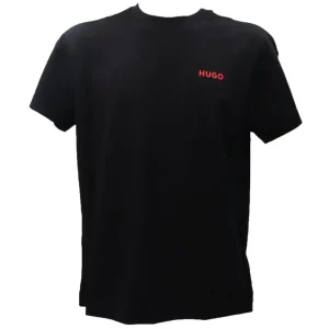 Hugo Uomo T-Shirt-FLAMES T-SHIRT Nero