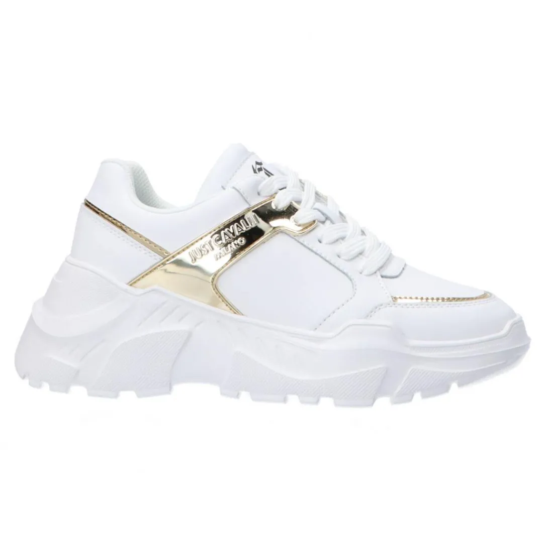 fondo_casper_dis__bianco_0-2.webp Just Cavalli Donna Sneakers-Fondo Casper dis. 9 Bianco