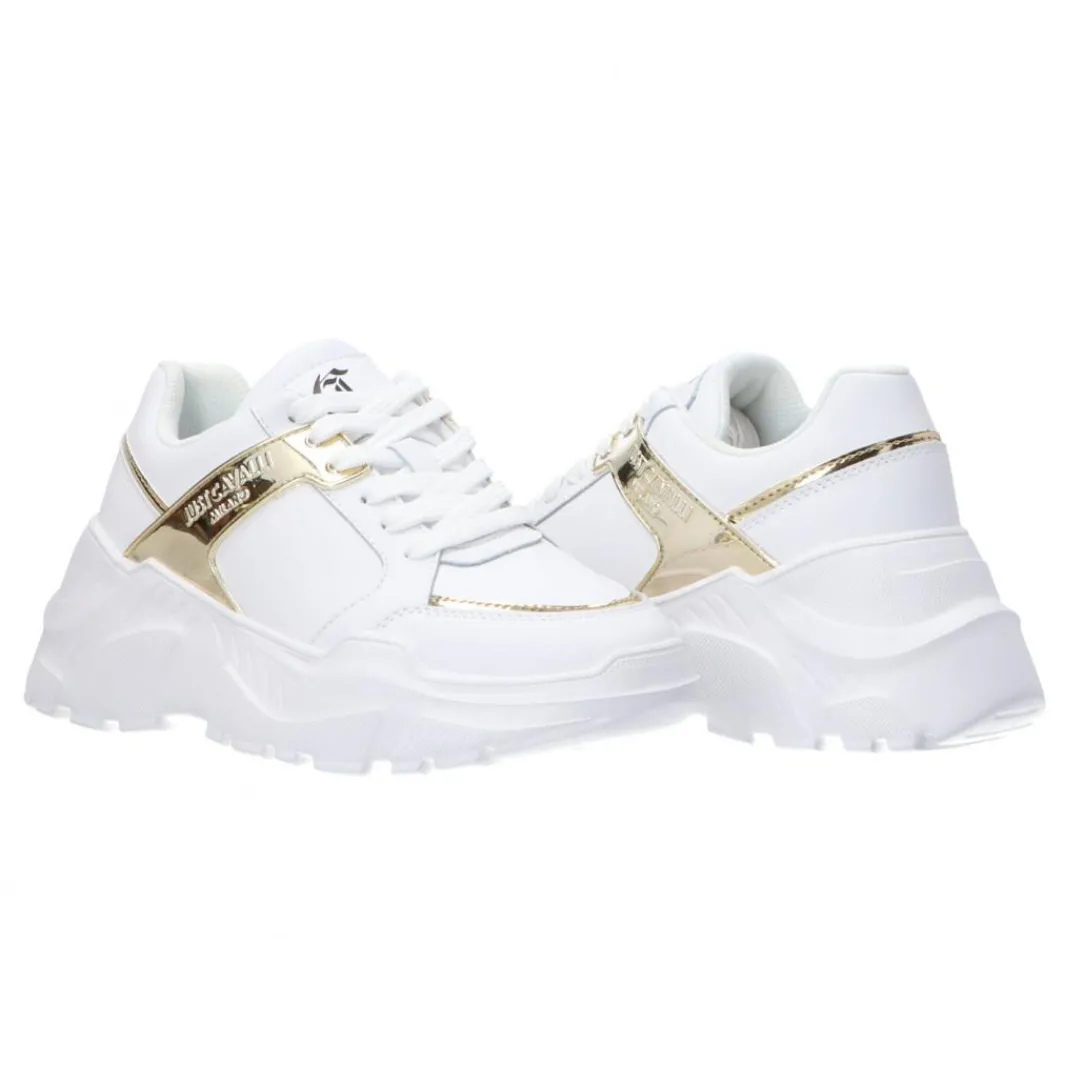 fondo_casper_dis__bianco_2-2.webp Just Cavalli Donna Sneakers-Fondo Casper dis. 9 Bianco