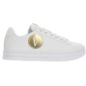 Versace Donna Sneakers-FONDO COURT 88 DIS. SK3 Bianco Oro