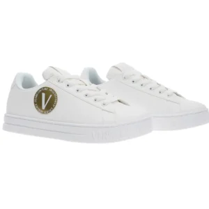 Versace Donna Sneakers-FONDO COURT 88 DIS. SK3 Bianco Oro