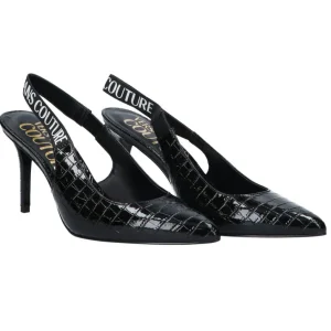 Versace Donna Decolletes-Fondo Scarlett Dis. S52 Coated Nere