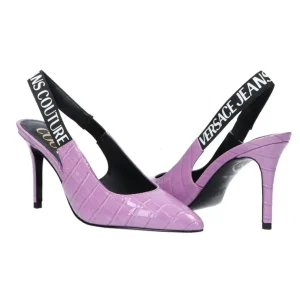 Versace Donna Decolletes-Fondo Scarlett Dis. S52 Coated Lilla