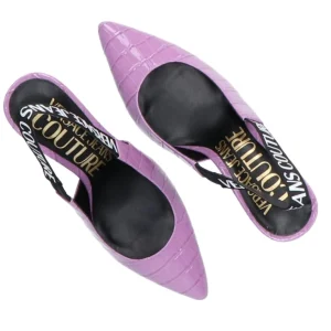 Versace Donna Decolletes-Fondo Scarlett Dis. S52 Coated Lilla