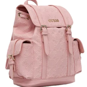 Guess Donna Zaini E Marsupi-4G EMBOSSED BACK PACK Rosa