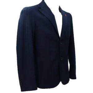 Over D Abbigliamento Giacca-G03 GIACCA RELAXED Blu