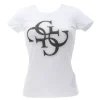 Guess Donna T-Shirt-4G LOGO TEE RN Bianco